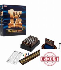 New|| The 1% Club Board Game - Family Quiz Board Game for Adults and Kids - Logic and Reasoning Party Game for 3 to 6 Players Ages 8 Plus Based on The Hit TV Show||