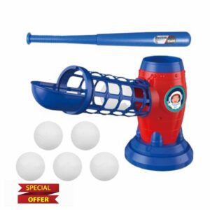 Tennis & Baseball Pitching Machine – Electric Sports Launcher