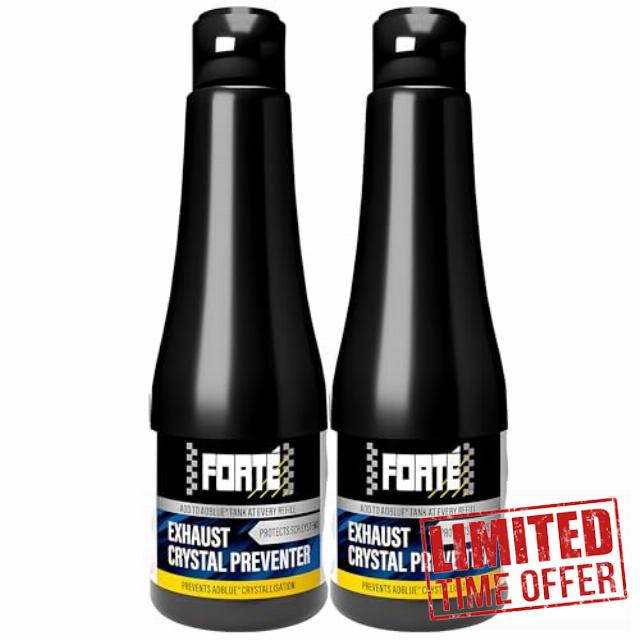 2x Forte Ad Blue Exhaust Crystal Preventer 150ml | SCR System Crystal Reducer | Prevents Build-Up & Improves Emission System Efficiency