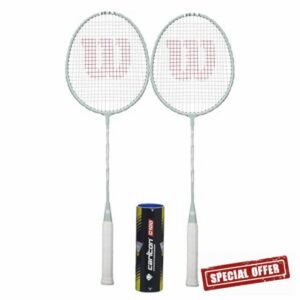Wilson Reaction 2 Play Badminton Set inc 2 Rackets & Shuttles