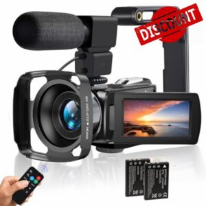 Camcorder Video Camera 4K HD 48MP Vlogging Camera for YouTube 3.0" Touch Screen Camcorder