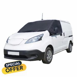 UK Custom Covers Compatible With Nissan NV200 Screen Wrap With Eyes (2009-2019) Front Windscreen Cove