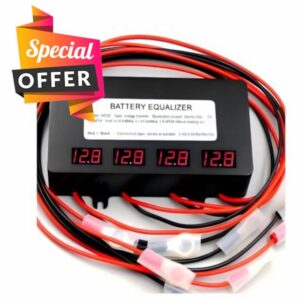 HC02 Battery Equalizer for 4 x 12V Batteries Balancer Active Voltage Lead Acid Li li-ion LiFePO4 Battery