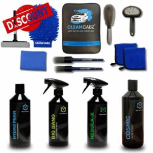 CleanCabz® - Complete Car Cleaning Bundle - Gold - Includes Cleaning Ki