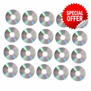 50pcs Handmade Reflective Cd Discs for Diy Crafts Multifunctional Decorative Discs Suitable for Home Decoration and Craft Projects