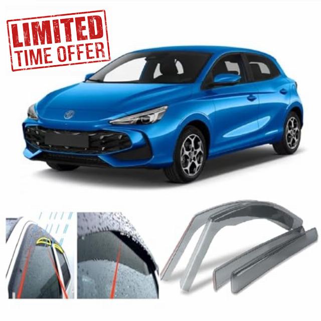 4x Wind Deflectors for MG MG3 2024 2025 2026 2027 Weather Shields/Sun Visors/Rain Guards