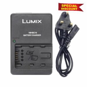 VW-BC10 VW-VBK180 VW-VBK360 VW-VBL090 Battery Charger for Panasonic HC-V110 HC-V130 HC-V160 HC-V180 HC-V201 HC-V210 HC-V250 HC-V380 HC-V510 HC-V520 HC-V550 HC-V710 HC-V720 Camera & 120cm AC Power Cord