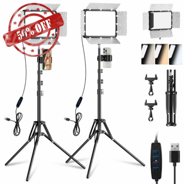 EMART 2-Pack Photography Lighting Kit
