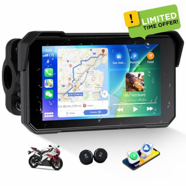 CarPlay Screen for Motorcycle