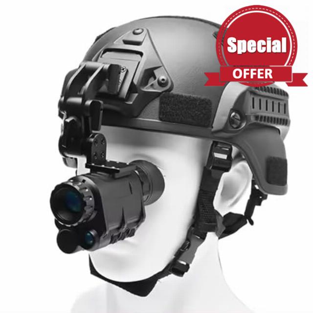 NVG30 Digital Night Vision Monocular Infrared Helmet Mounted Goggle 2560 x 1440P HD Recording & Playback