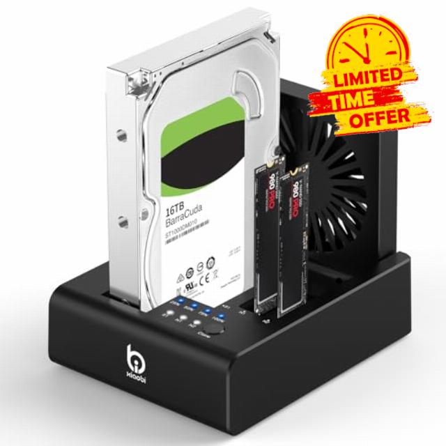 M.2 NVMe & SATA Hard Drive Docking Station