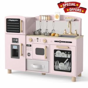 COSTWAY Wooden Kids Kitchen