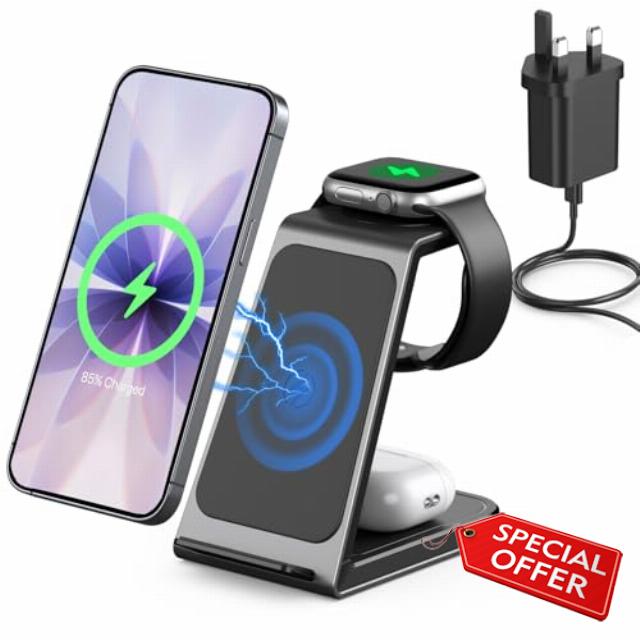 3 in 1 Wireless Charging Station for iPhone