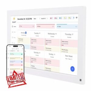Naroote 15.6 Inch Wall Planner Digital Calendar Chore Chart