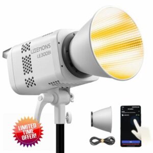 GODOX LITEMONS LE300Bi LED Video Light 320W Bi-color 2800K-6500K Bowens Mount 58900lux @5600K