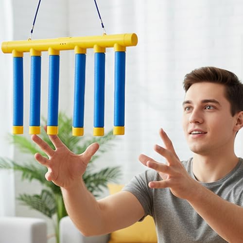 Interactive Training Sensory Toys - Catching Sticks Hand Speed Challenge Game - for Family Athletes Kids Adults Home Outdoor Exercise Educatio