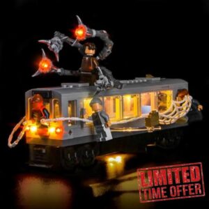 Customized Led Light Set Compatible with Lego 76321 Spider-Man vs. Doc Ock Subway Train Scene
