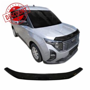 SCOUTT | Hood Deflector Bonnet Guard Compatible With Transit Courier 2024 - Up Black