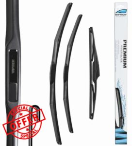 Premium Wiper Blade Set fits: HYUNDAI ix35 SUV (Jan 2010 to Aug 2016) Durable