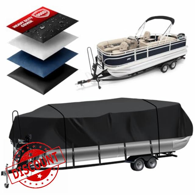 Heavy Duty 900D Pontoon Boat Cover