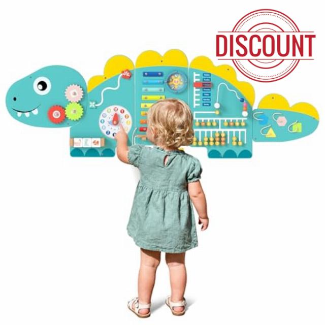 COSTWAY Activity Wall Busy Board Panels