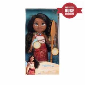 Disney Moana 2 Singing Moana 14" / 35cm Feature Doll with Oar