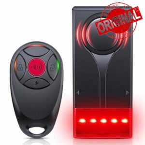 Car Vibration Sound & Light Alarm with Remote