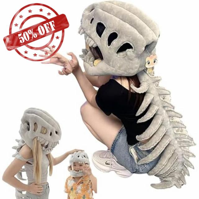 Realistic Dinosaur Skeleton Costume Set