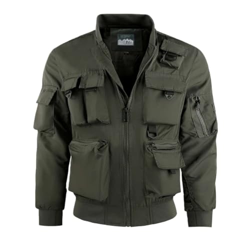 Multi Pockets Bomber Jacket