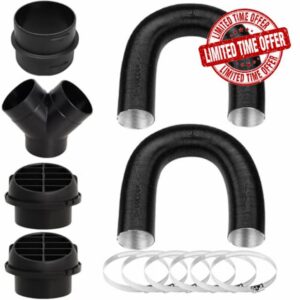 Diesel Heater Ducting 75mm Kit