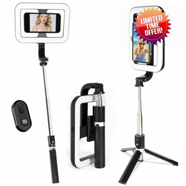 Foldable Selfie Light with Stand