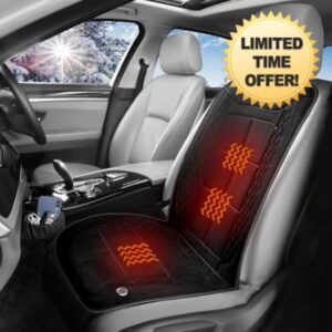 Buybai Comfortable Leather Heated Seat Cover