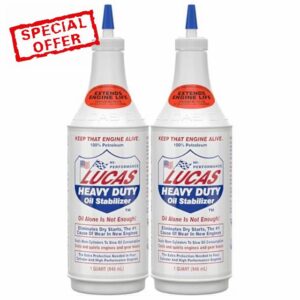 2x Oil Heavy Duty Oil Stabilizer 10001 946ml – Engine Protection & Performance Booste
