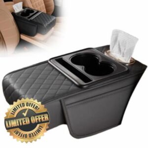 Multifunctional PU Leather Car Armrest Box Mat