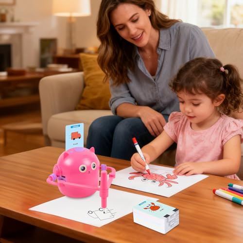 Interactive Creative Smart Art Tutor with Voice Interaction&16 Color Pens