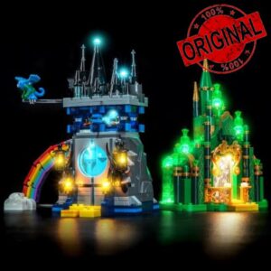 Led Light Set Compatible with Lego 75689 Emerald City & Kiamo Ko Castle Led Decoration Lighting Kit Compatible with Lego 75689 Building Blocks Model