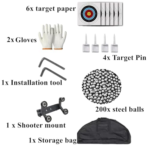 Compound Bow Set 40-70lbs Adjustable Rapid Shooter Launcher