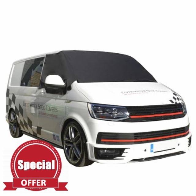 UK Custom Covers Compatible With VW Transporter T6/T6.1 Pop Top Screen Wrap With Eyes (2015 On) Front Windscreen Cove