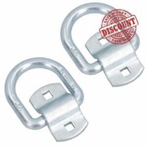 Bolt On Lashing Ring + Cleat Tie Down Support For Trucks Trailers 1.5 Ton SWL 6pc