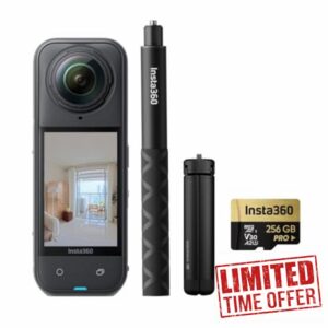 Insta360 X5 Virtual Tour Bundle - 72MP 360º HDR Photo