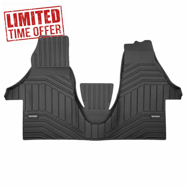 DRIVEDEN Tailored-fit Rubber Floor Mat for Volkswagen Transporter T6.1 Van 2019-2024