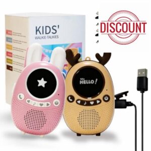 Animal Kids Walkie Talkies Rechargeable