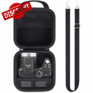 Hard Case Compatible with Kodak PIXPRO AZ528/AZ255/AZ425/AZ401/AZ405 Digital Bridge Camera (Black)