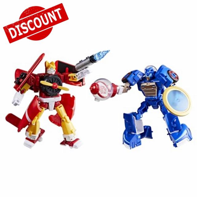 Transformers Collaborative Sonic the Hedgehog x Wingtail and Blue Booster Action Figures