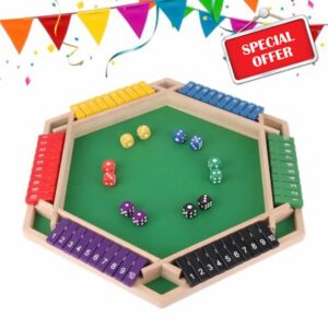 Shut The Box Game 6 Players with 12/16 Dice