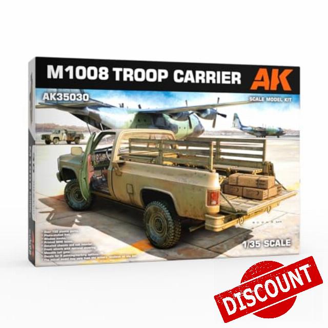 AK Interactive 35030 M1008 Troop Carrier 1:35 Model Ki