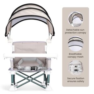 Foldable Booster Seat for Toddlers Dining