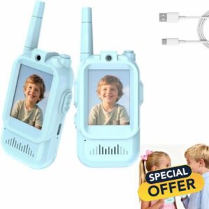 2PCS Video Walkie Talkies for Kids