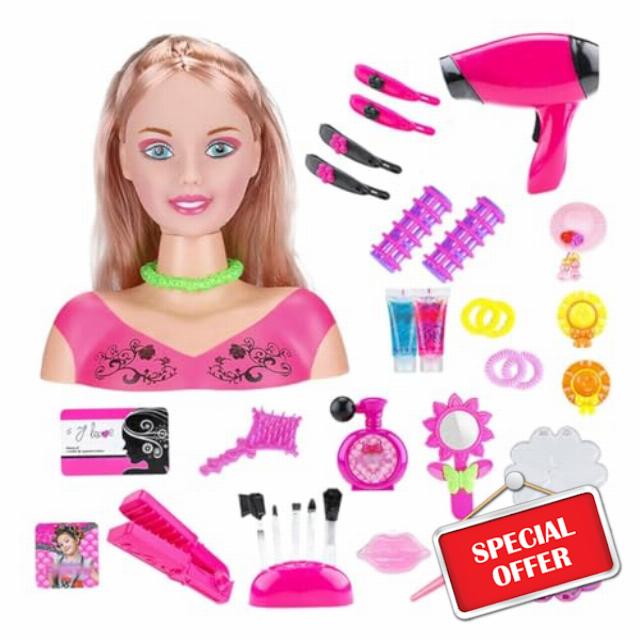 Doll Head For Hair Styling Kids