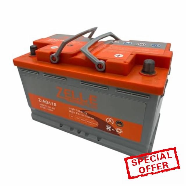 12V 80Ah AGM Stop Start Car Battery – High CCA 800A